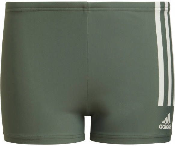 Adidas Kid's YB 3 Stripes Brief Zwembroek olijfgroen