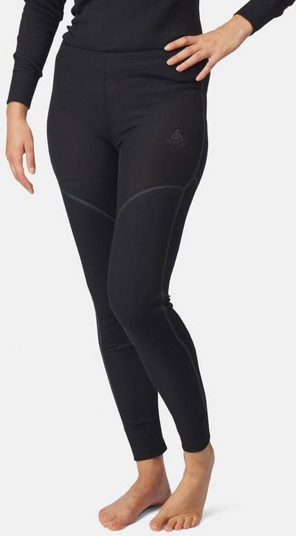 Odlo Bl Bottom Long Active X Warm Eco Dames Zwart/Donkergrijs