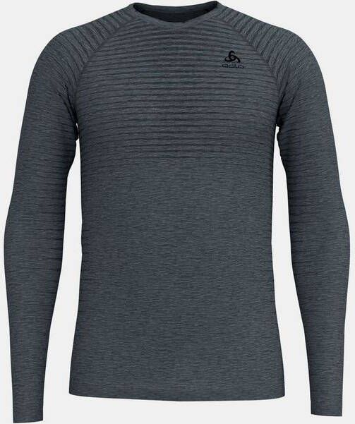 Odlo SUW Crew Neck Performance Light L/S Top Denim / Jeans/Donkerbruin