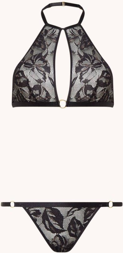 Aubade Bo&#xEE, te &#xE0, D&#xE9, sir Twist And Love bralette en slip van kant in set