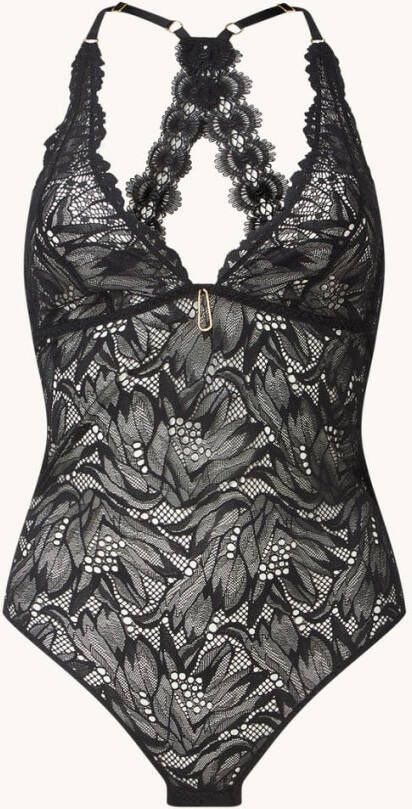 Aubade Flowermania body van kant