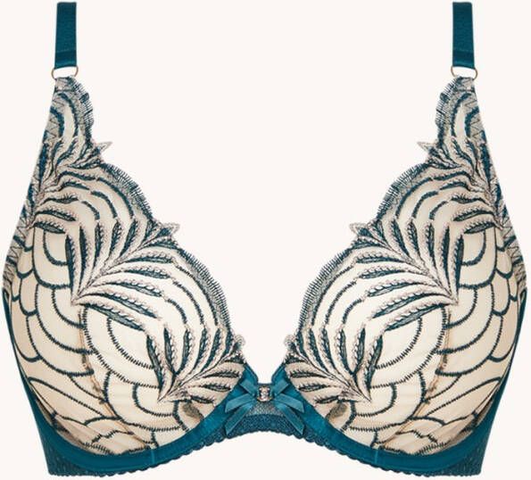 Aubade Hypnolove plunge beugel bh van mesh met borduring