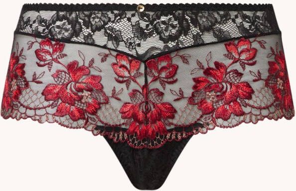 Aubade Mé, lodie D'é, té, shorty van kant met borduring