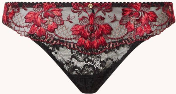 Aubade Mé, lodie D'é, té, string van kant met borduring