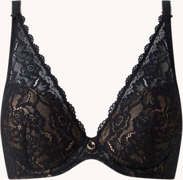 Aubade Rosessence plunge voorgevormde bh met overlay van kant