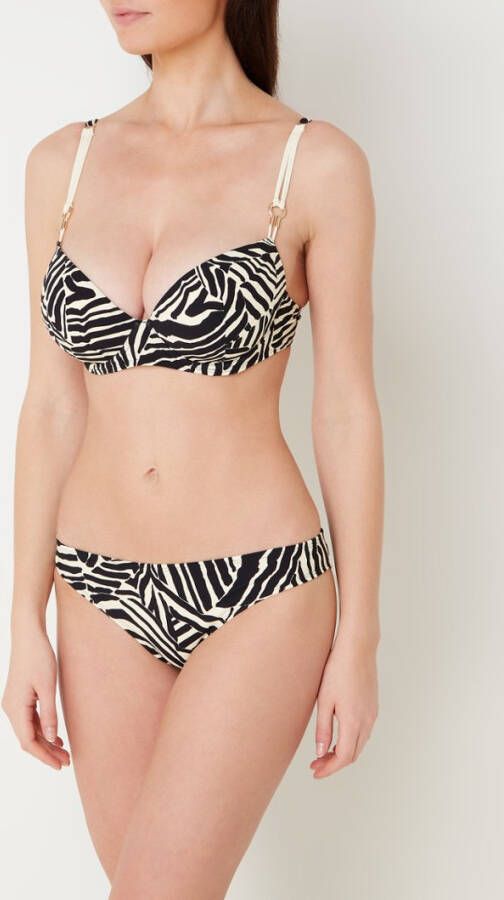 Aubade Savannah Mood voorgevormde bikinitop met beugel en zebraprint