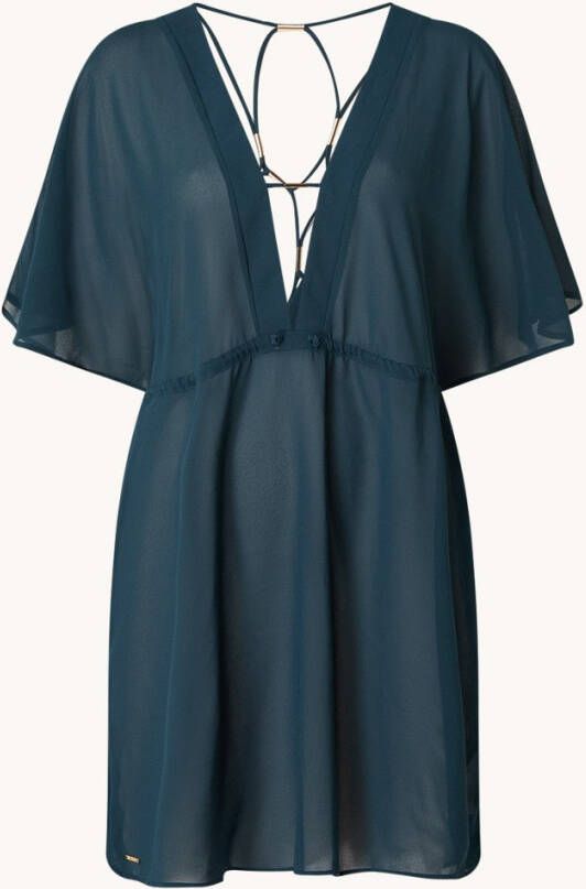 Aubade Sunset Cocktail mini strandjurk met rugdecolleté