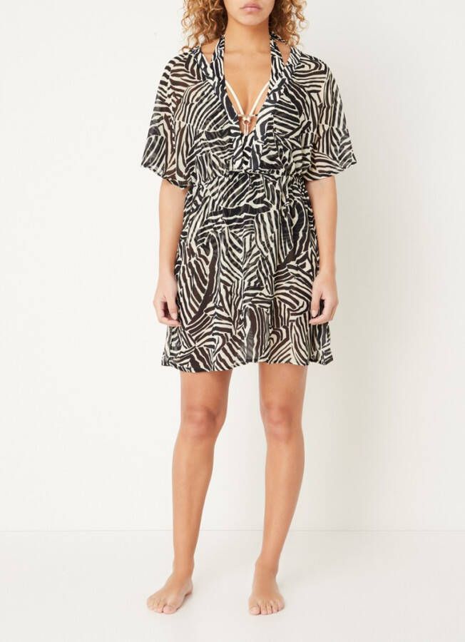 Aubade Sunset Cocktail mini strandjurk met rugdecolleté