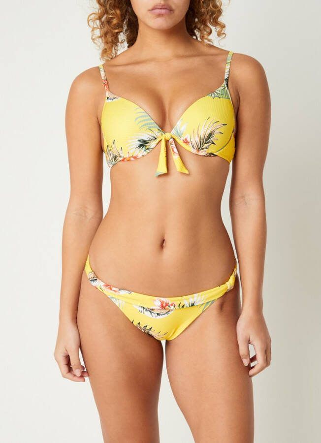 Baku Honolulu Booster bikinislip met structuur en print