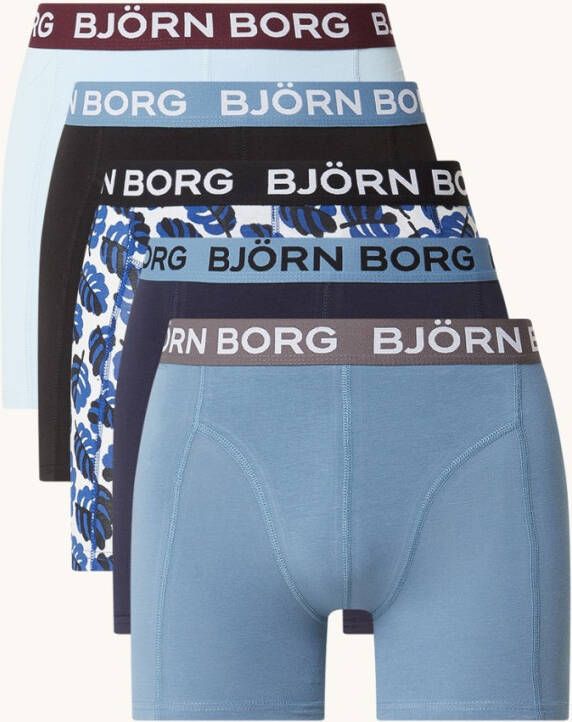 Bjorn Borg Bjö, rn Borg Boxershorts met logoband in 5 pack