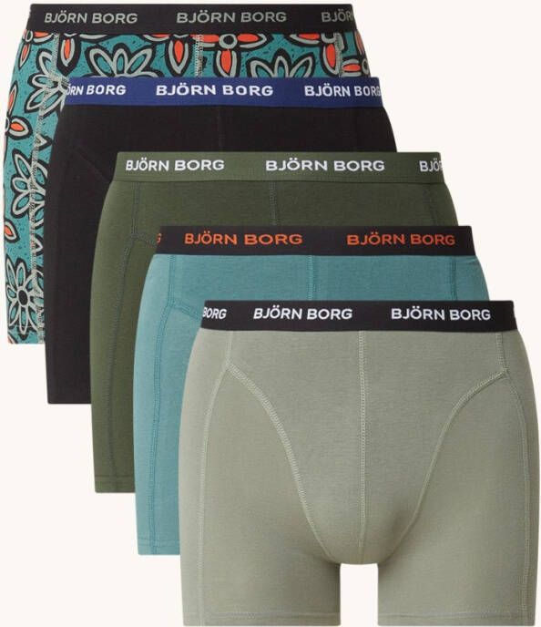 Bjorn Borg Bjö, rn Borg Cotton Stretch Boxershorts Heren(5 pack )