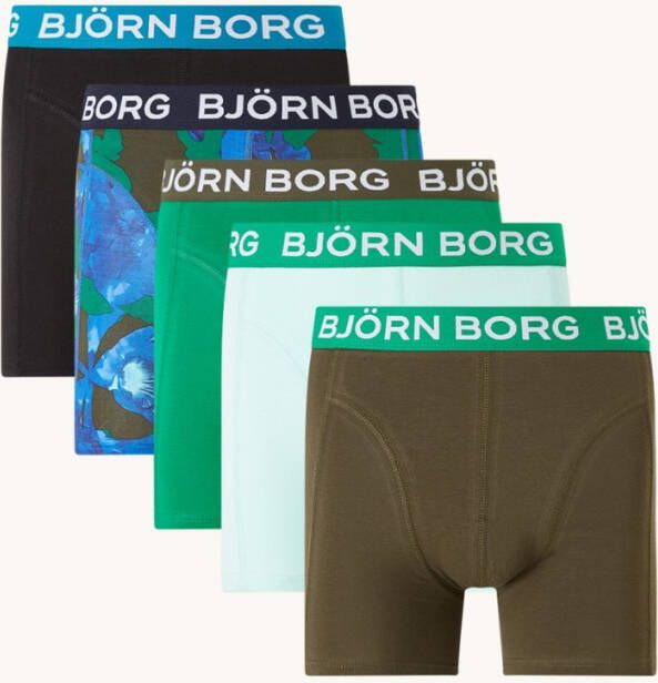 Bjorn Borg Bjö, rn Borg Boxershorts met logoband in 5 pack
