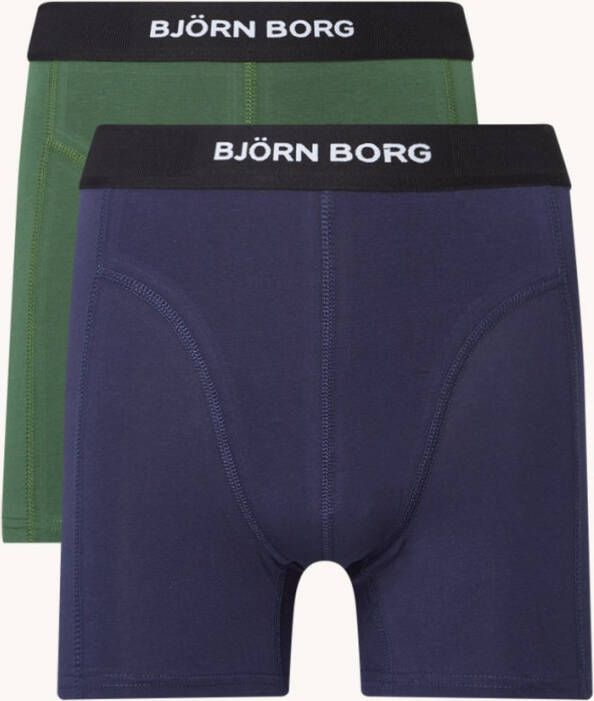 Bjorn Borg Bjö, rn Borg Premium boxershorts van biologisch katoen met logoband in 3 pack