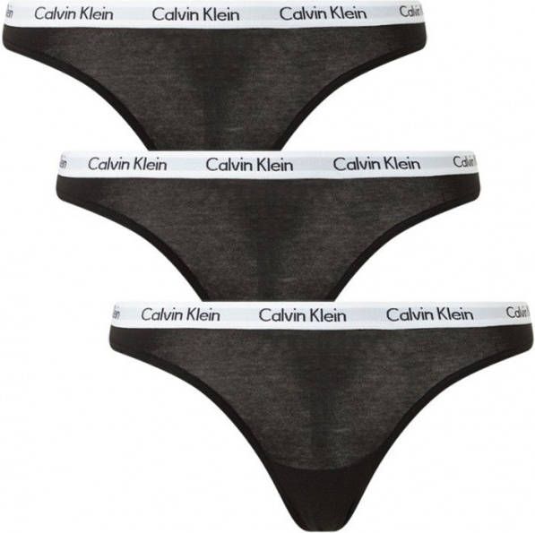 Calvin Klein Modern Cotton string met logoband in 3-pack