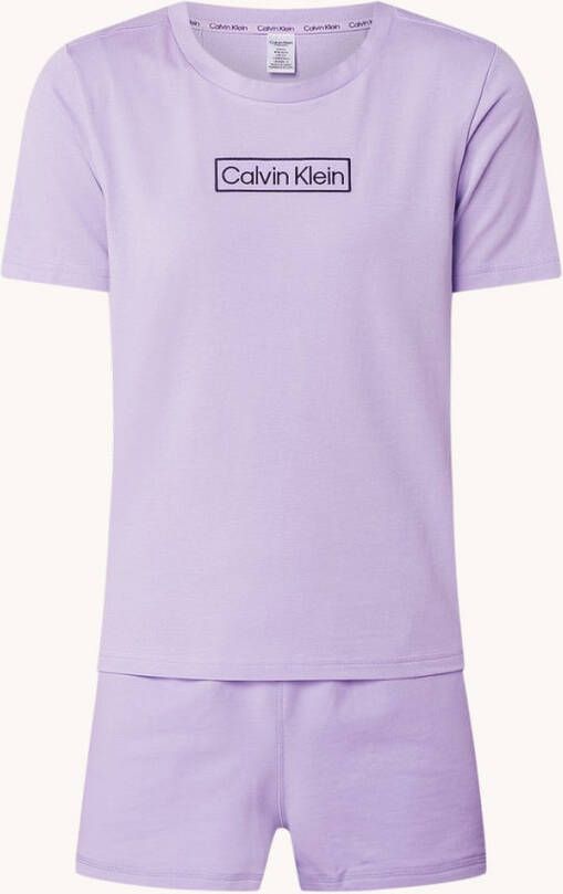 Calvin Klein Shortama legendarische logo onderbroekband(2 delig )