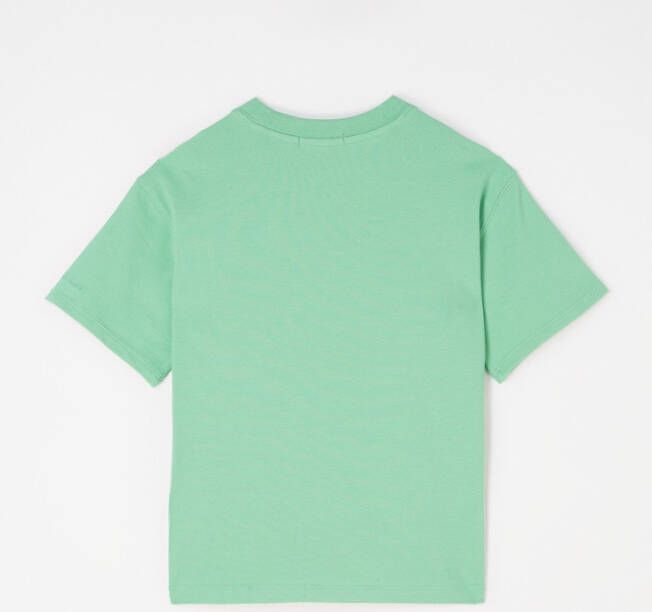 Calvin Klein T shirt van piqué, katoen met logoborduring