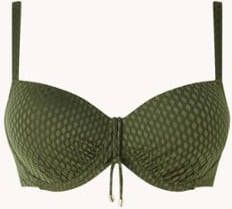 CYELL Palm Oasis voorgevormde beugel bikinitop met structuur