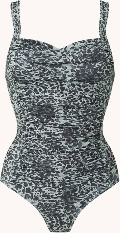 Hunkemö, ller Argentina voorgevormd badpak met panterprint