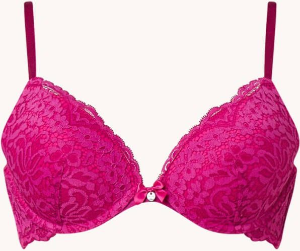 Hunkem&#xF6, ller Rose push up bh van kant