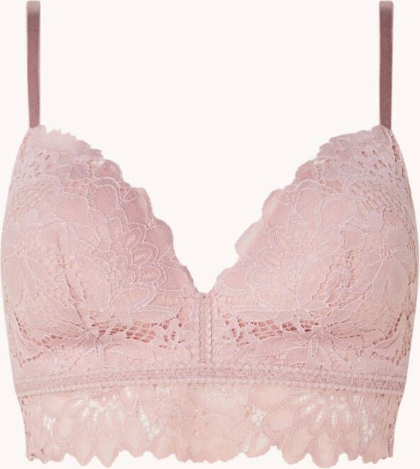 Hunkem&#xF6, ller Shilow longline voorgevormde bralette van kant