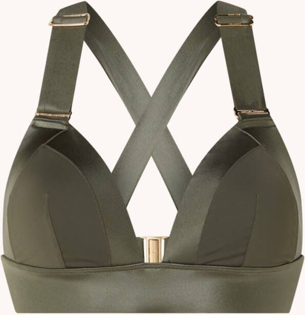 marlies | dekkers Cache Coeur voorgevormde bralette bikinitop met gestrikt detail