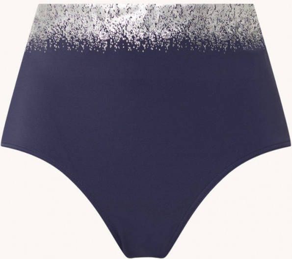 marlies | dekkers Ishtar high waisted bikinislip met metallic detail