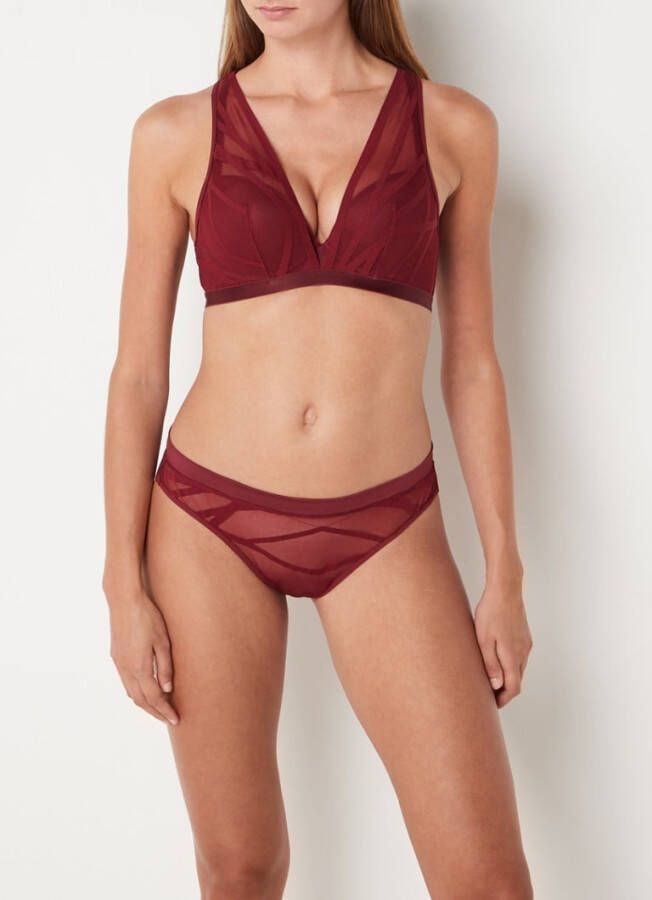 Marlies Dekkers the illusionist 5 cm slip | cabernet red