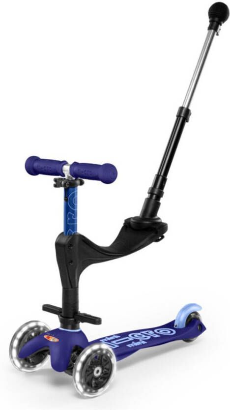 Micro Mini Deluxe LED 3 in 1 Push Blauw/Blue Step Complete