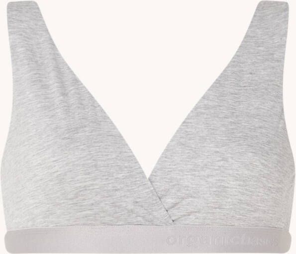 Organic Basics Bralette van lyocell met logoband