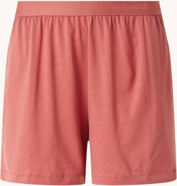 Organic Basics Tencel Lite high waist loose fit korte loungebroek met steekzakken