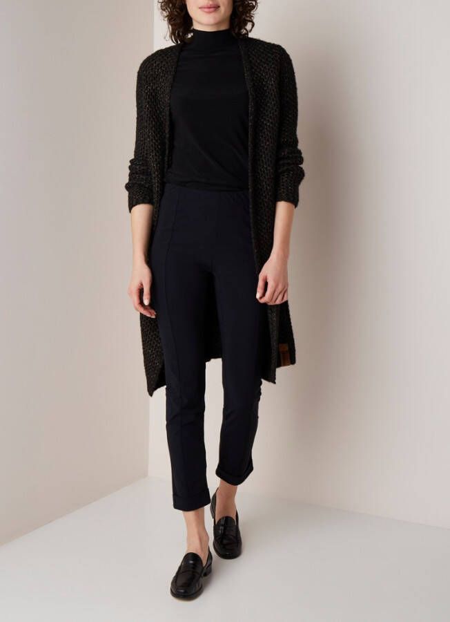 Oroblu Mid waist cropped legging met deelnaad