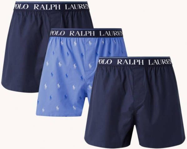 Polo Ralph Lauren set van 3 boxershorts met elastische tailleband