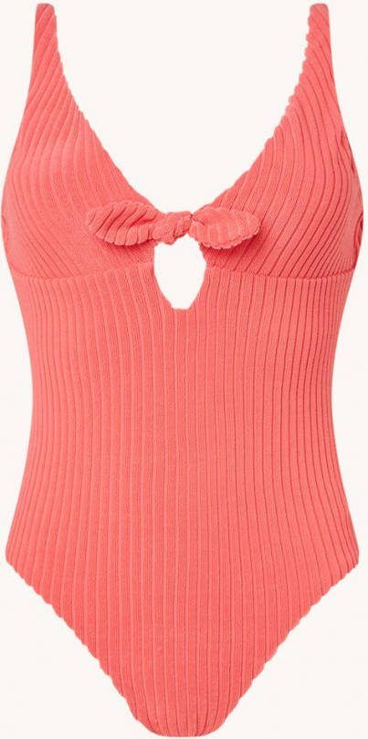 Seafolly Havana badpak van badstof met uitneembare vulling