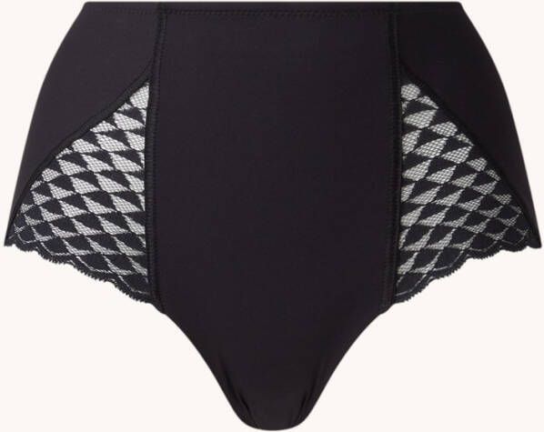 Simone P&#xE9, r&#xE8, le High waisted naadloze slip met kant