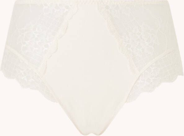 Simone P&#xE9, r&#xE8, le Reve high waisted slip met kant