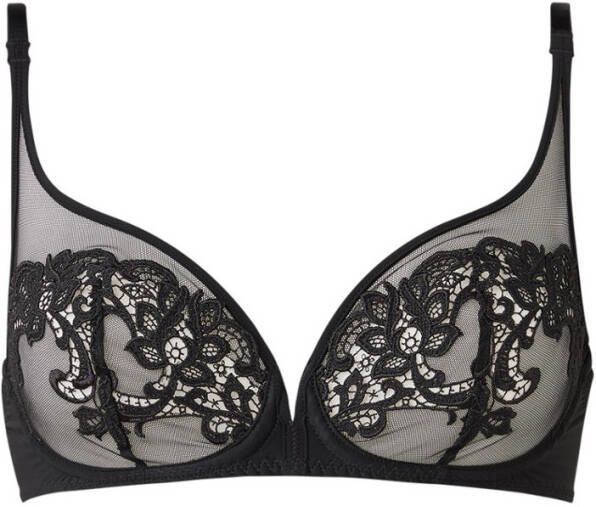 Simone P&#xE9, r&#xE8, le Saga beugel bh van mesh met kant