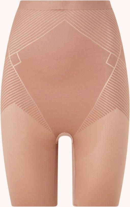 SPANX high waist medium corrigerende short Thinstincts 2.0 donkerbeige