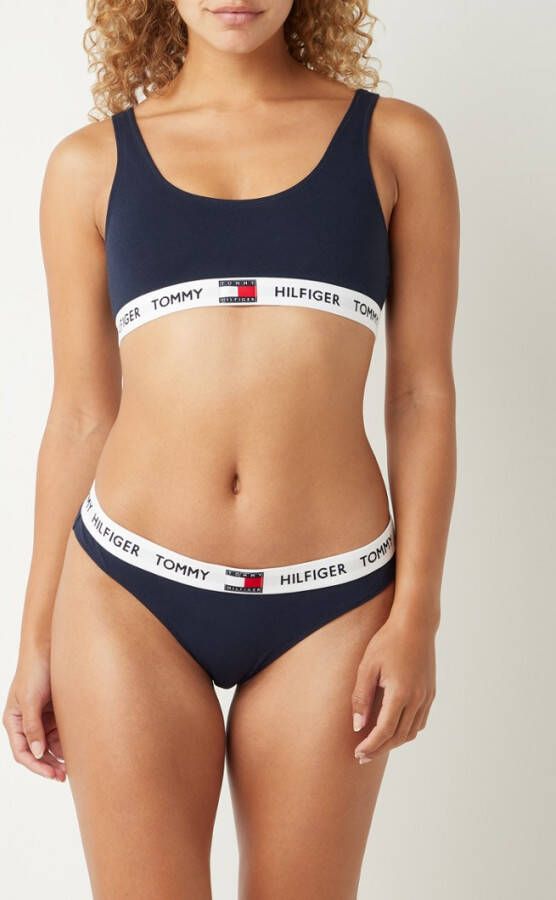 Bralette met tommy hilfiger logo opschrift