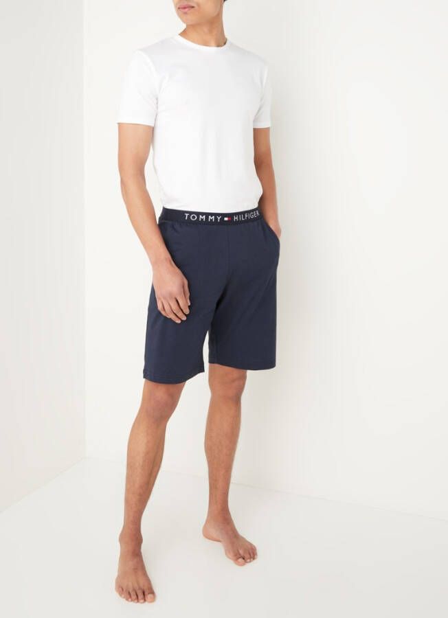 Tommy Hilfiger Nachtmode & Loungewear Jersey Short Donkerblauw