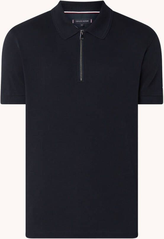 Tommy Hilfiger Poloshirt DC INTERLOCK ZIP SLIM POLO