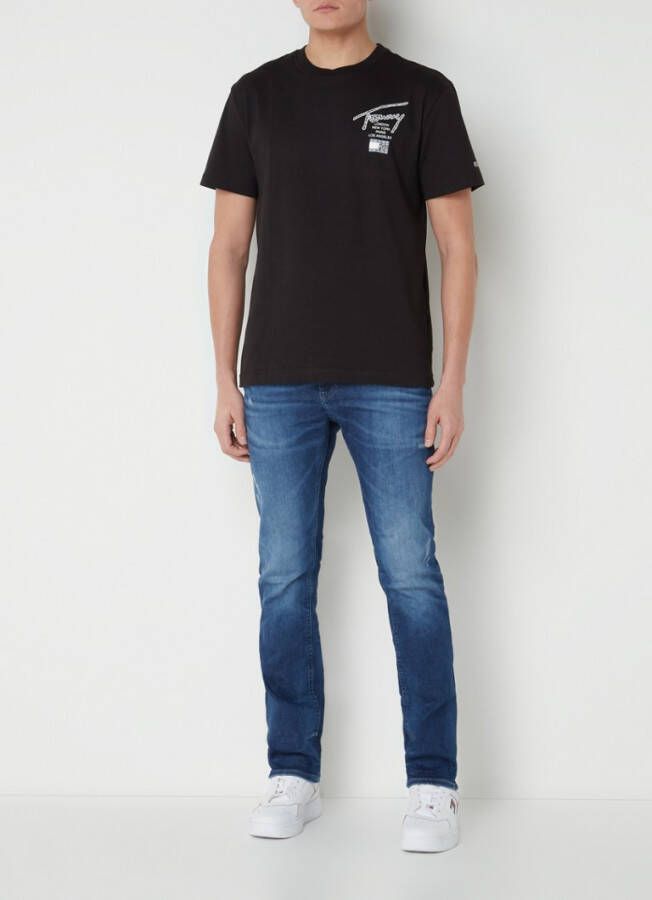 Tommy Hilfiger T shirt van katoen met logoprint