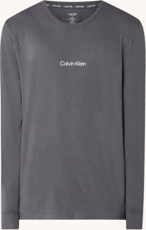 Calvin Klein Modern Structure pyjamatop met logo