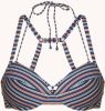 Marlies Dekkers holi vintage push up bikini top | wired padded dark blue rainbow online kopen