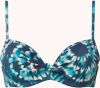 Marlies Dekkers lotus push up bikini top | wired padded blue and green dye online kopen