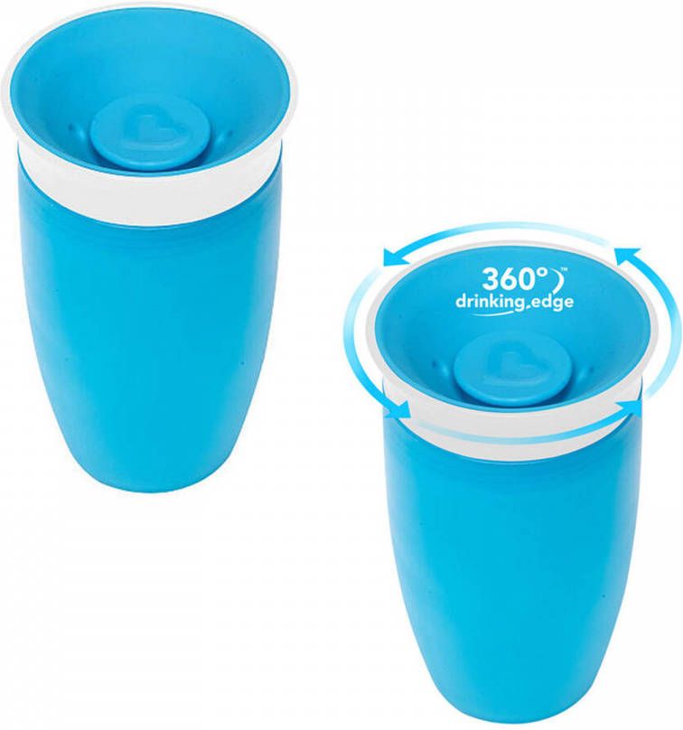 munchkin  Miracle® 360° Cup Drinkbeker 296 ml blauw Blauw Gr.260ml-350ml