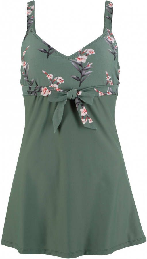 bpc selection Badpakjurk, olijfgroen gedessineerd