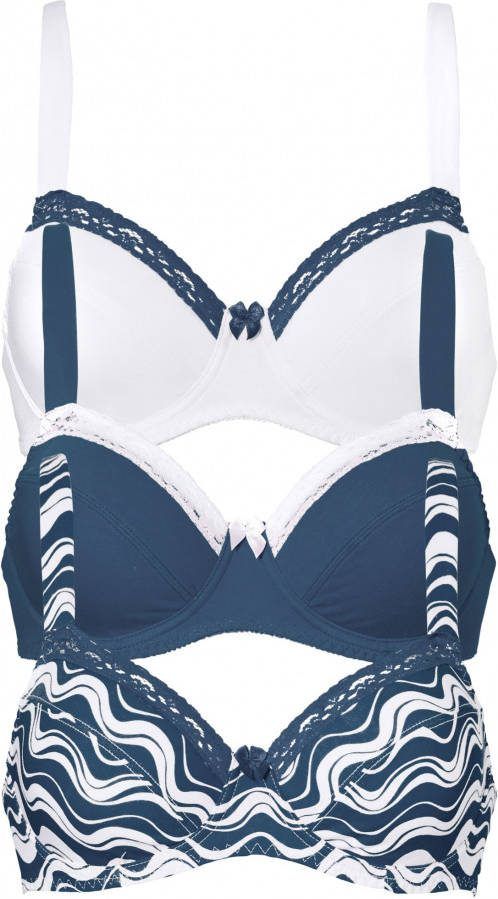 bonprix Beugel bh(set van 3)van biologisch katoen