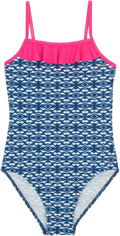 bonprix Meisjes badpak met gerecycled polyamide