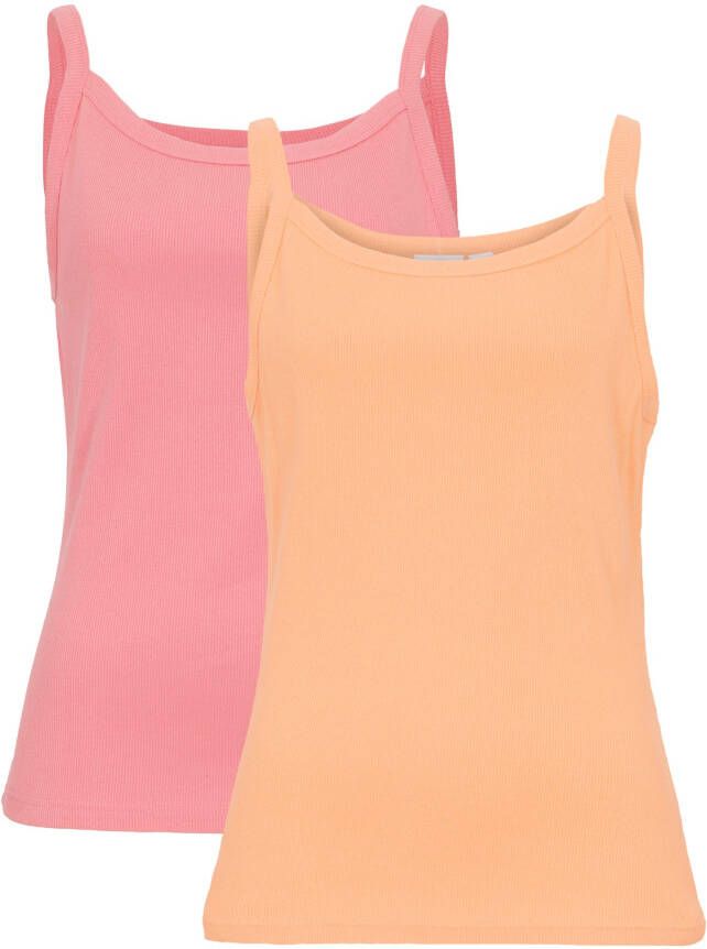 bonprix Geribde top(set van 2 )