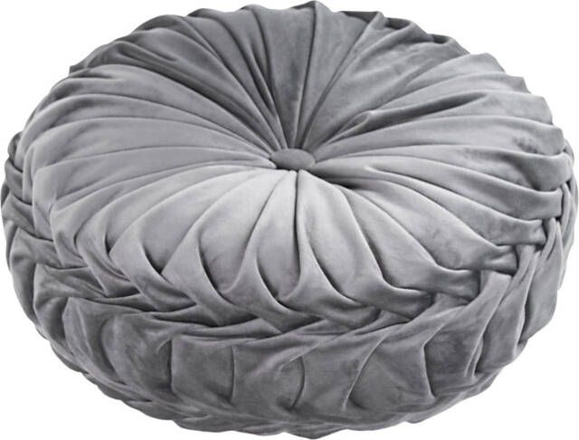 bpc living bonprix collection Sierkussen in fluwelen look, grijs, 100% polyester